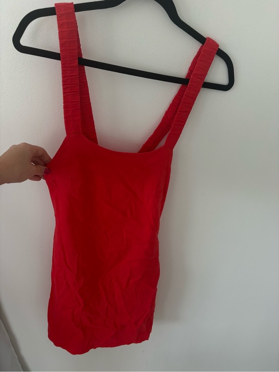 Zara Dresses & Skirts - Zara Bright Red Slip Dress